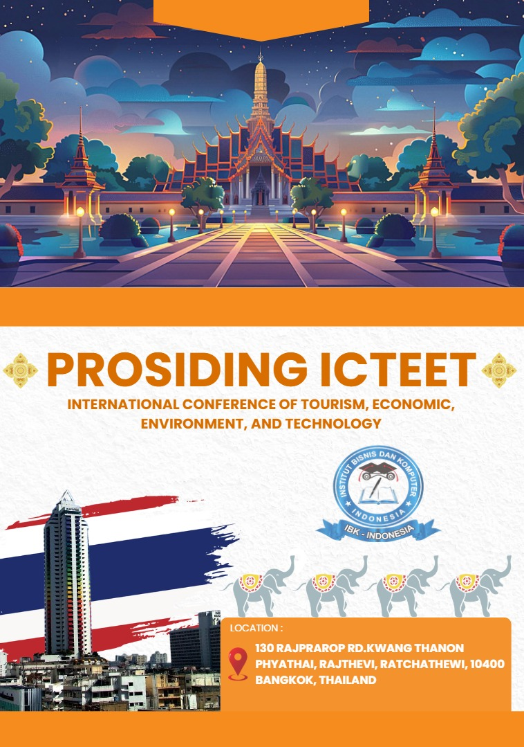 					View Vol. 2 No. 1 (2025):  INTERNATIONAL CONFERENCE TOURISM, ECONOMICS, ENVIRONMENT AND TECHNOLOGY (ICTEET 2025)
				